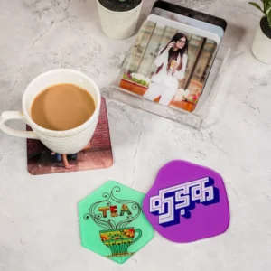 Customized Acrylic Coasters (Pack of 4)