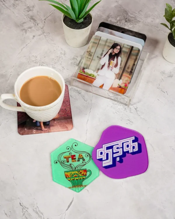 Customized Acrylic Coasters (Pack of 4)